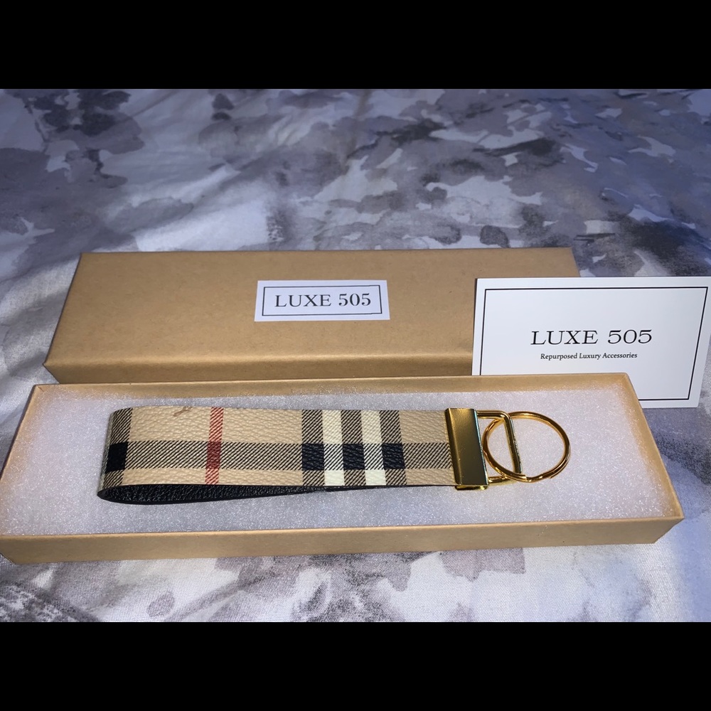 Burberry Key Chain Repurposed